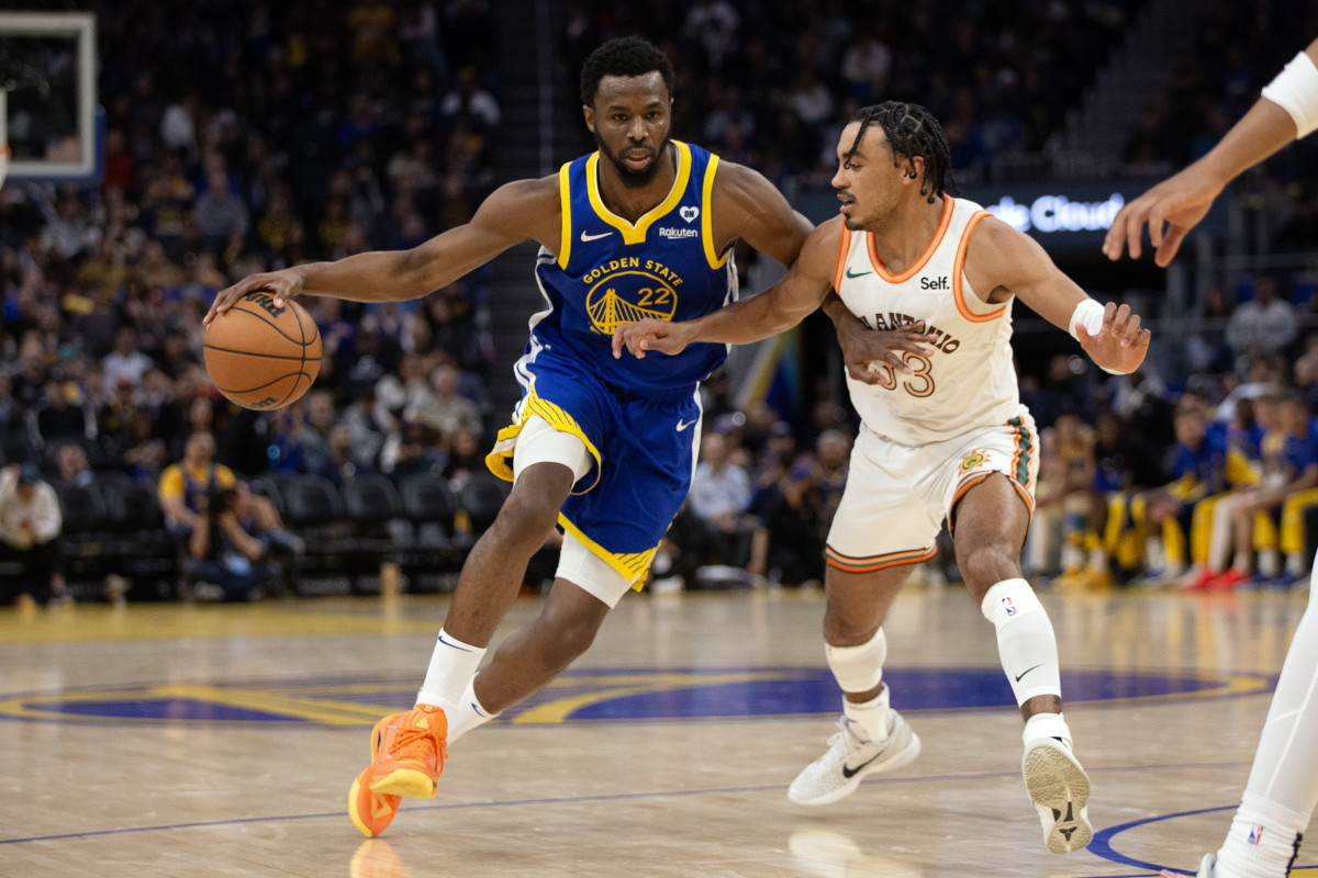 Andrew Wiggins Tre Jones San Antonio Spurs